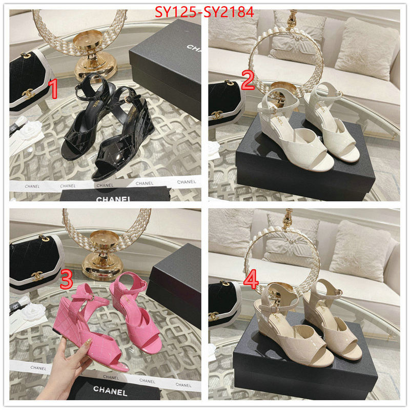 Women Shoes-Chanel how to start selling replica ID: SY2184 $: 125USD