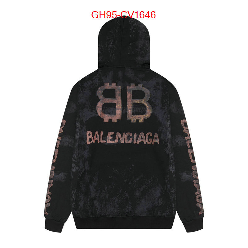 Clothing-Balenciaga aaaaa+ quality replica ID: CV1646 $: 95USD