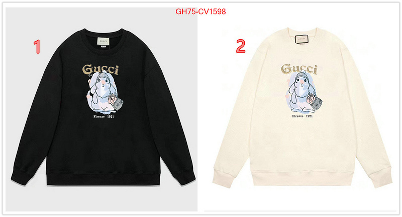 Clothing-Gucci sell high quality ID: CV1598 $: 75USD