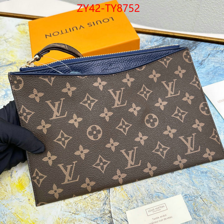 LV Bags(4A)-Wallet wholesale designer shop ID: TY8752 $: 42USD