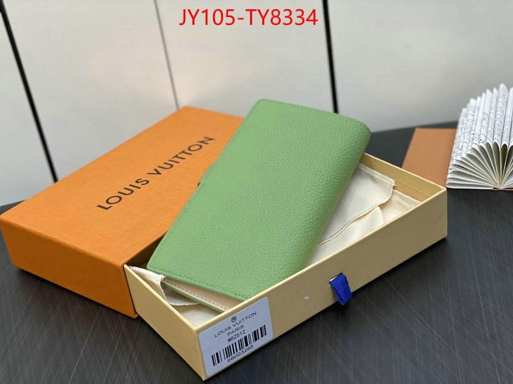 LV Bags(TOP)-Wallet customize best quality replica ID: TY8334 $: 105USD