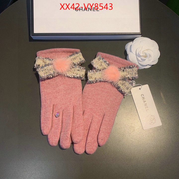 Gloves-Chanel replica wholesale ID: VY8543 $: 42USD