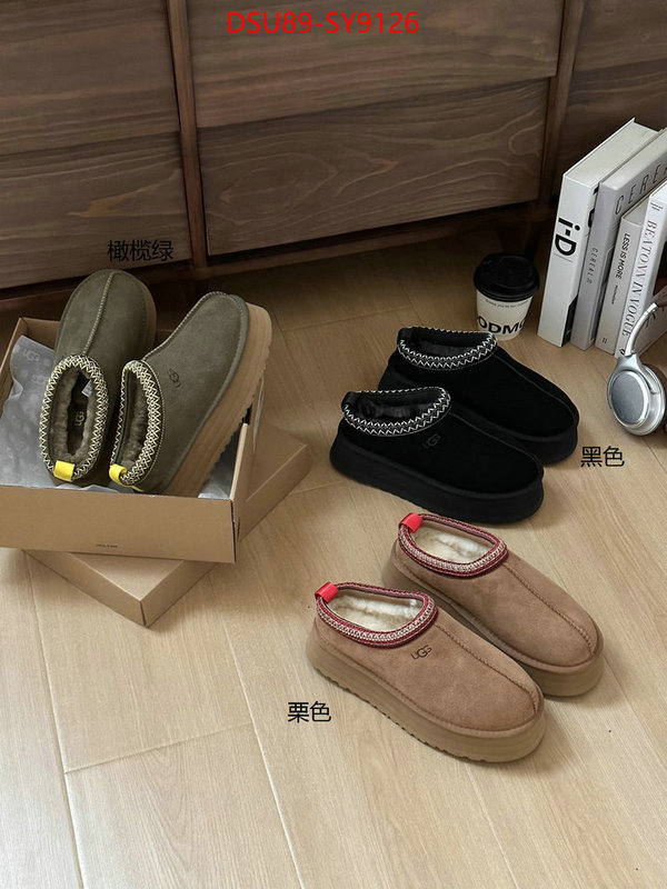 Women Shoes-UGG top quality fake ID: SY9126 $: 89USD