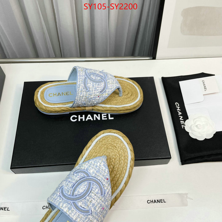 Women Shoes-Chanel aaaaa+ replica ID: SY2200 $: 105USD