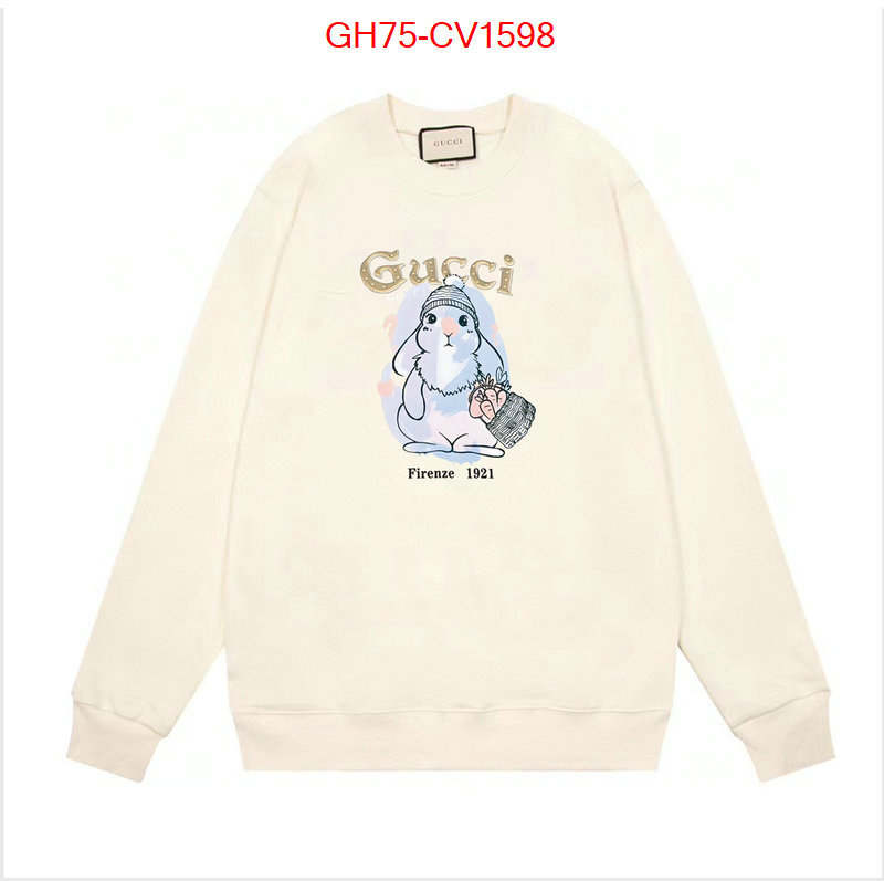 Clothing-Gucci sell high quality ID: CV1598 $: 75USD