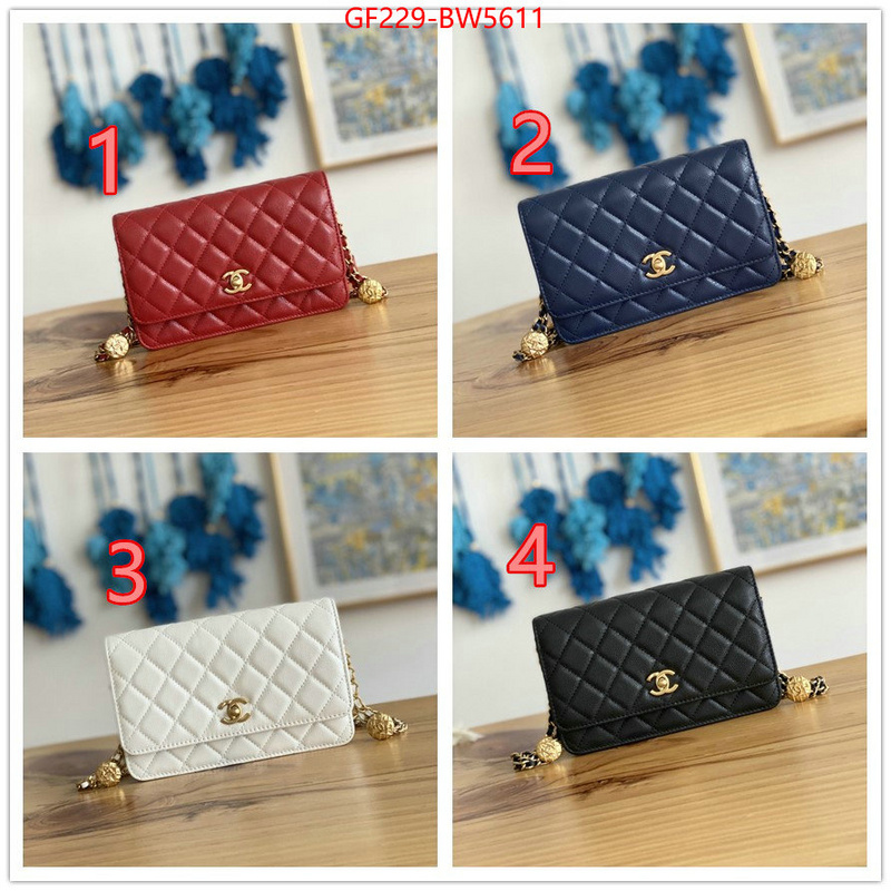 Chanel Bags(TOP)-Diagonal- 1:1 clone ID: BW5611 $: 229USD