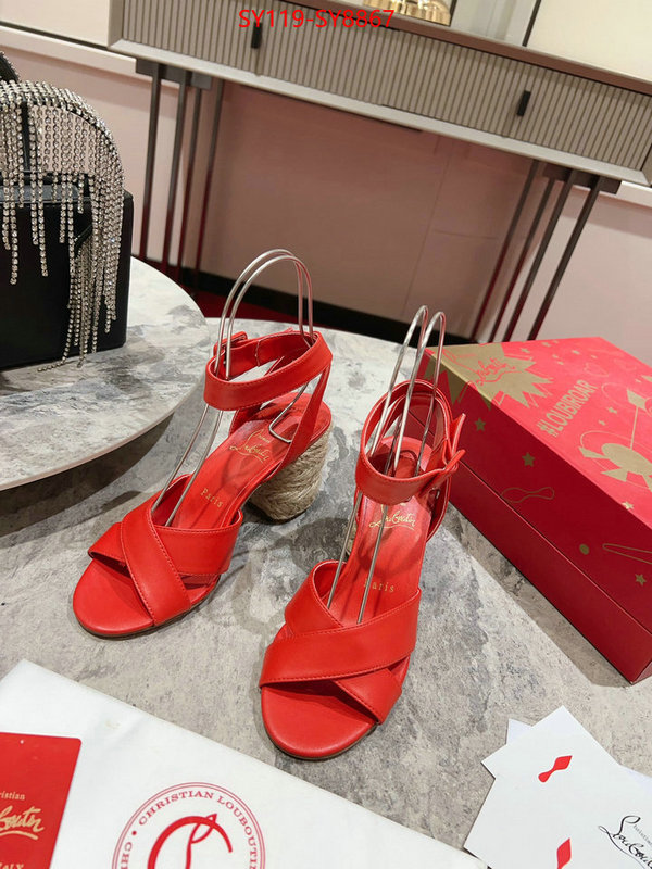 Women Shoes-Christian Louboutin how to find replica shop ID: SY8867 $: 119USD