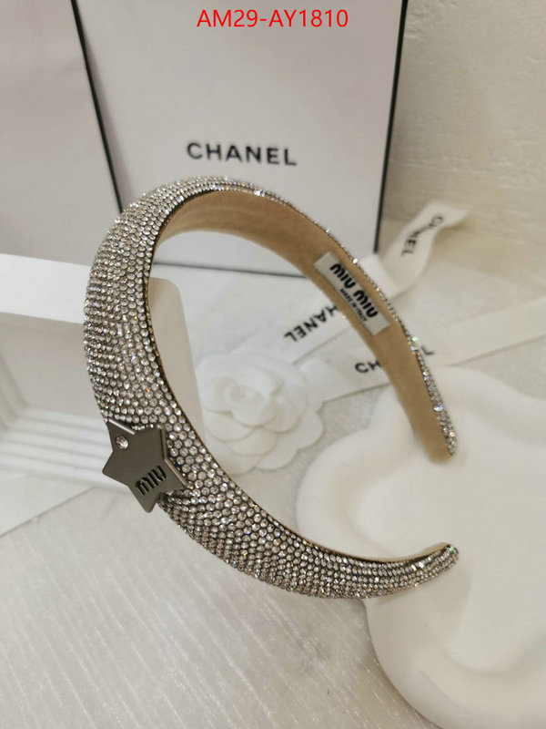 Hair band-MIU MIU online ID: AY1810 $: 29USD