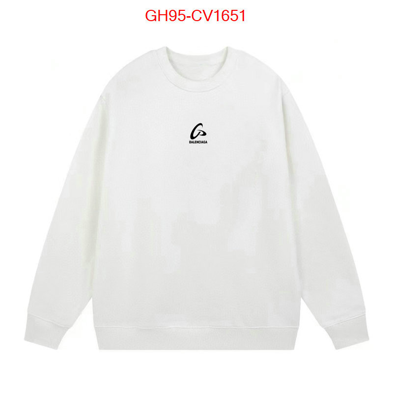 Clothing-Balenciaga same as original ID: CV1651 $: 95USD