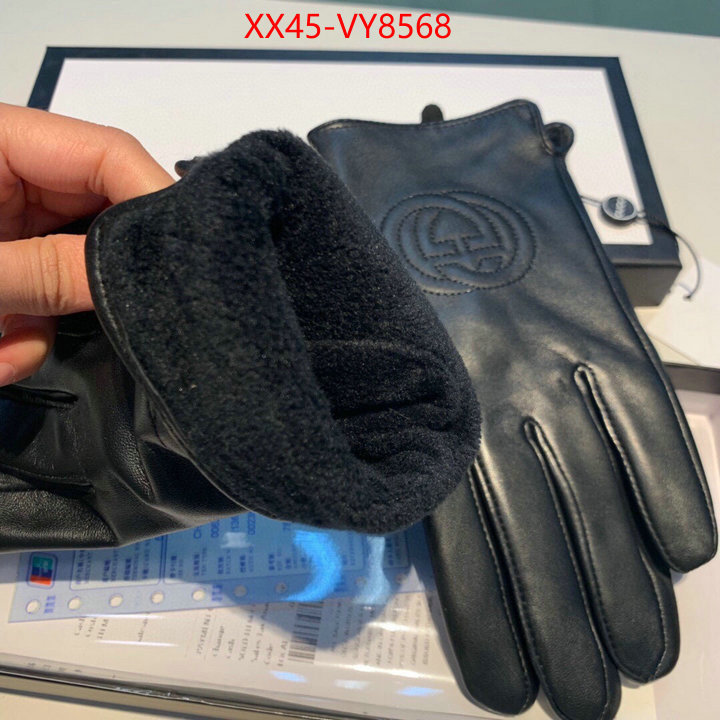 Gloves-Gucci highest quality replica ID: VY8568 $: 45USD