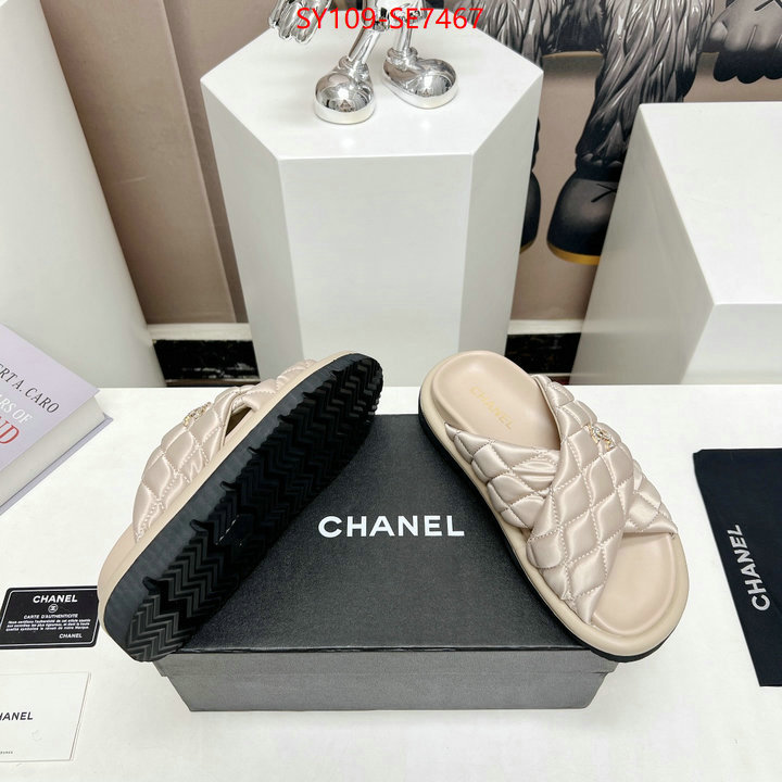 Women Shoes-Chanel top 1:1 replica ID: SE7467 $: 109USD