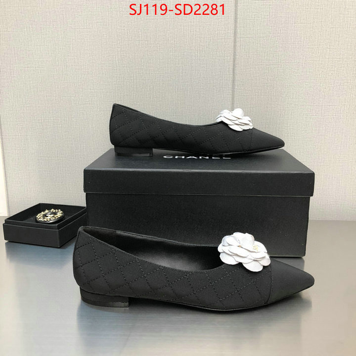 Women Shoes-Chanel high quality 1:1 replica ID: SD2281 $: 119USD