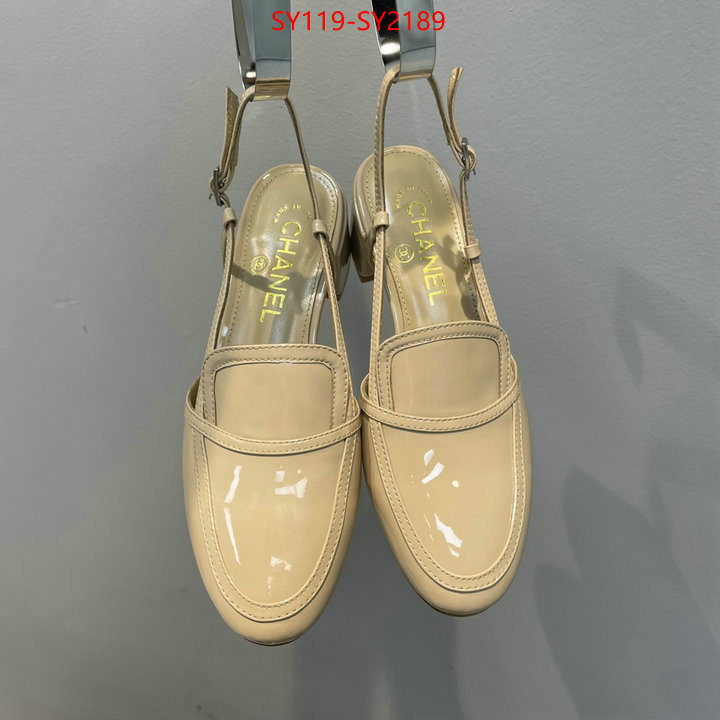 Women Shoes-Chanel fake cheap best online ID: SY2189 $: 119USD