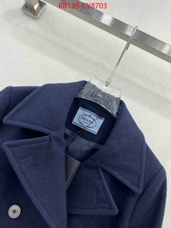 Clothing-Prada high quality replica designer ID: CY8703 $: 139USD