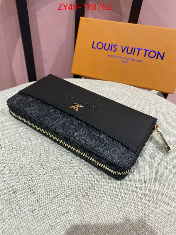 LV Bags(4A)-Wallet replica aaaaa+ designer ID: TY8762 $: 49USD