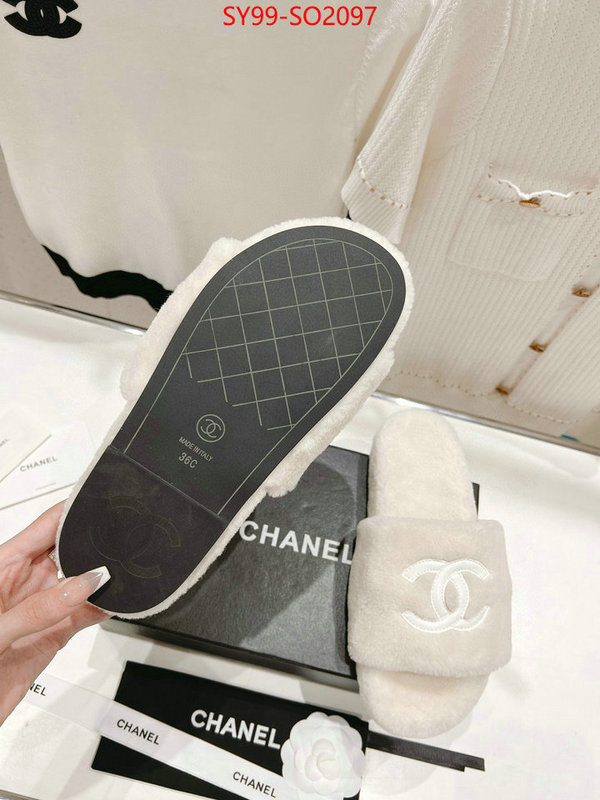 Women Shoes-Chanel 2023 aaaaa replica customize ID: SO2097 $: 99USD