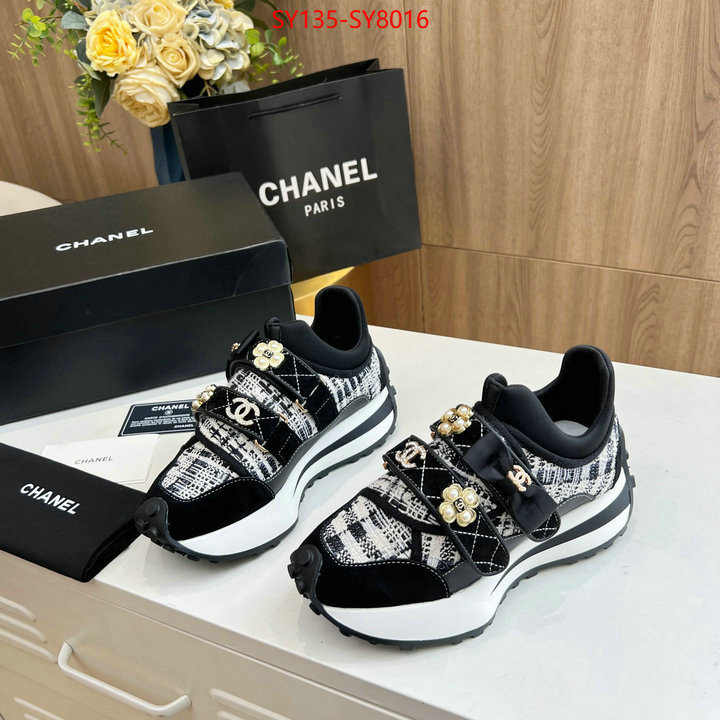 Women Shoes-Chanel luxury ID: SY8016 $: 135USD