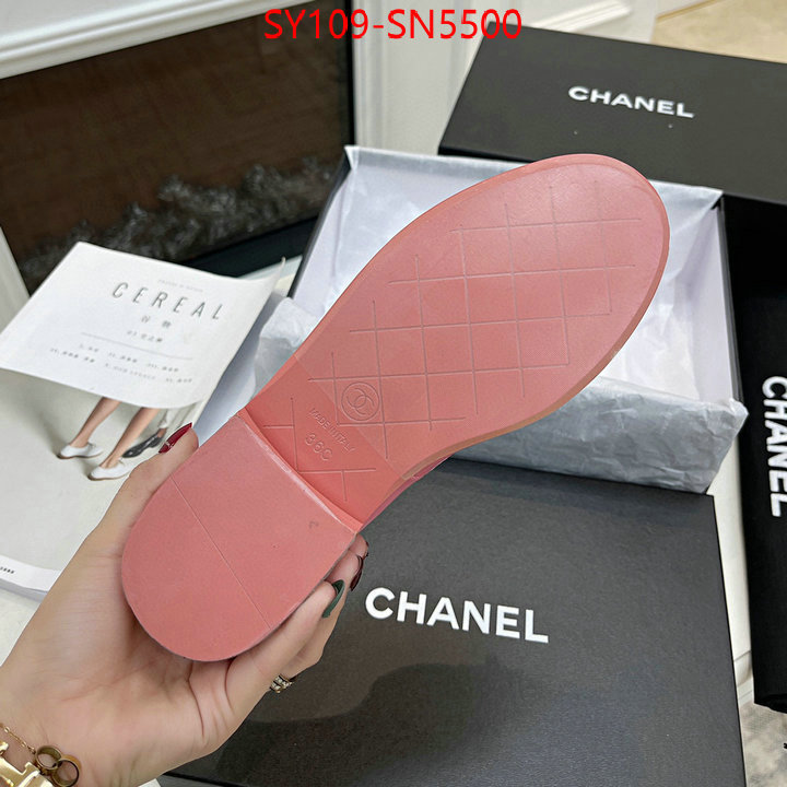Women Shoes-Chanel the quality replica ID: SN5500 $: 109USD