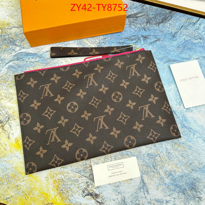 LV Bags(4A)-Wallet wholesale designer shop ID: TY8752 $: 42USD