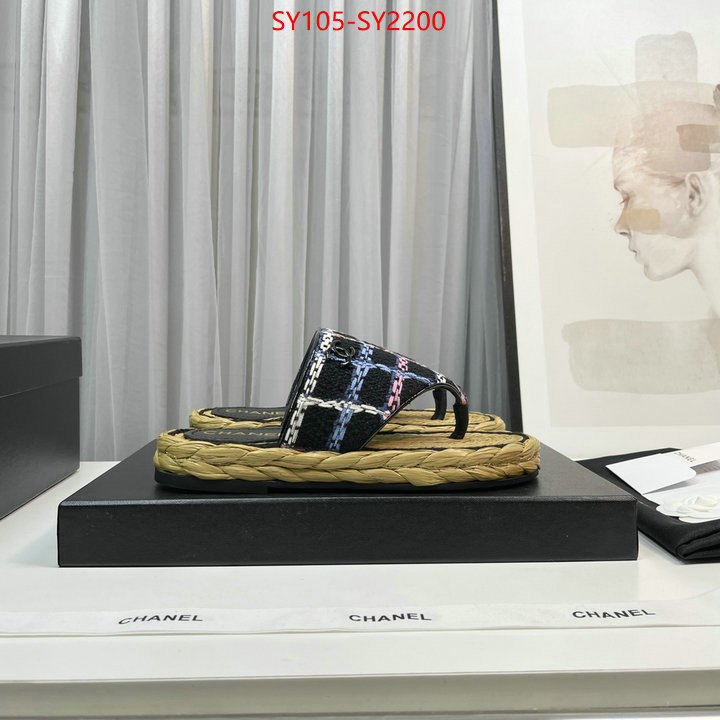 Women Shoes-Chanel aaaaa+ replica ID: SY2200 $: 105USD