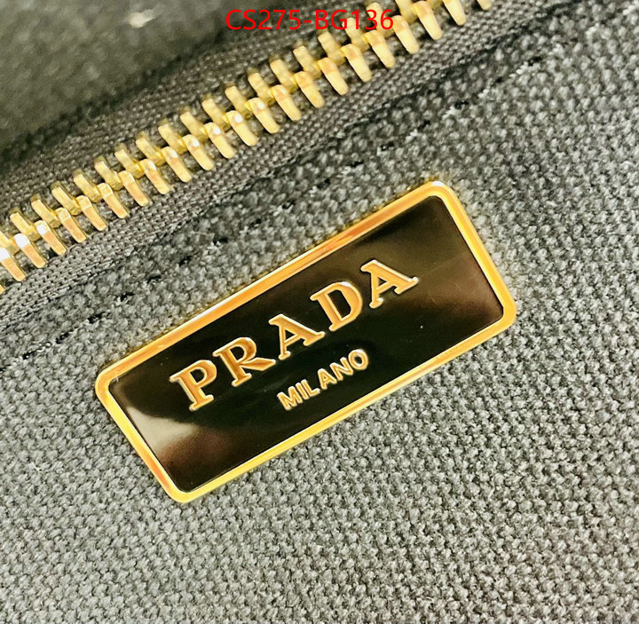 Prada Bags (TOP)-Handbag- shop cheap high quality 1:1 replica ID: BG136 $: 275USD