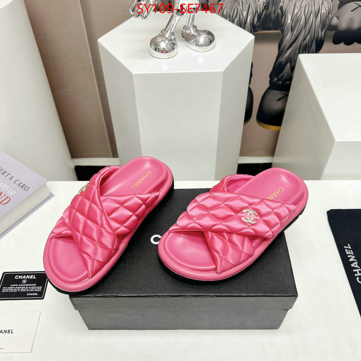 Women Shoes-Chanel top 1:1 replica ID: SE7467 $: 109USD