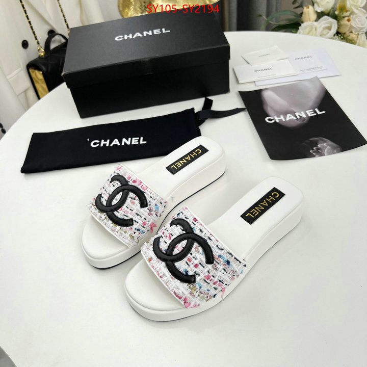 Women Shoes-Chanel shop designer replica ID: SY2194 $: 105USD