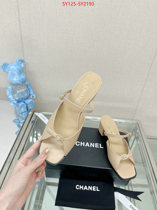 Women Shoes-Chanel aaaaa replica ID: SY2193 $: 125USD