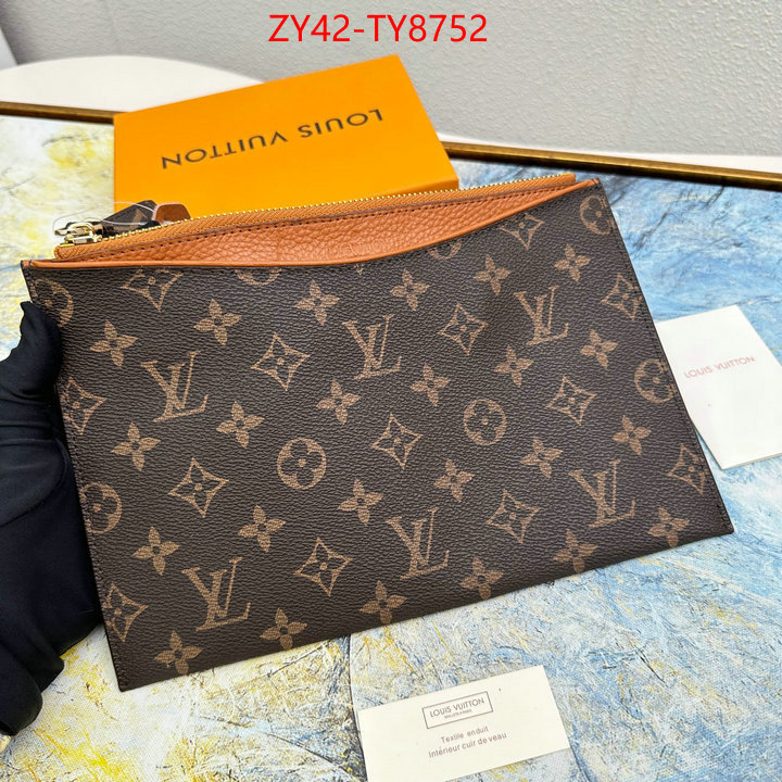 LV Bags(4A)-Wallet wholesale designer shop ID: TY8752 $: 42USD