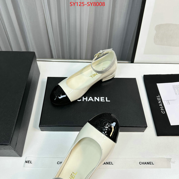 Women Shoes-Chanel what are the best replica ID: SY8008 $: 125USD