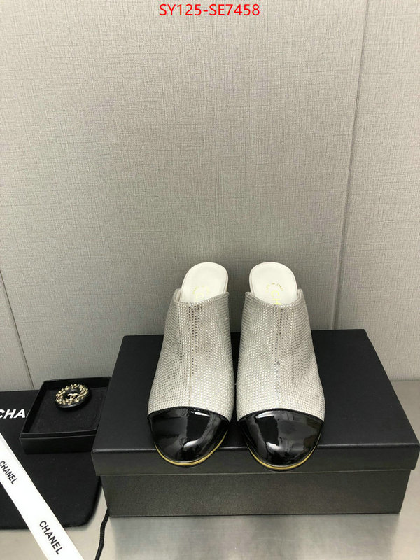 Women Shoes-Chanel where quality designer replica ID: SE7458 $: 125USD