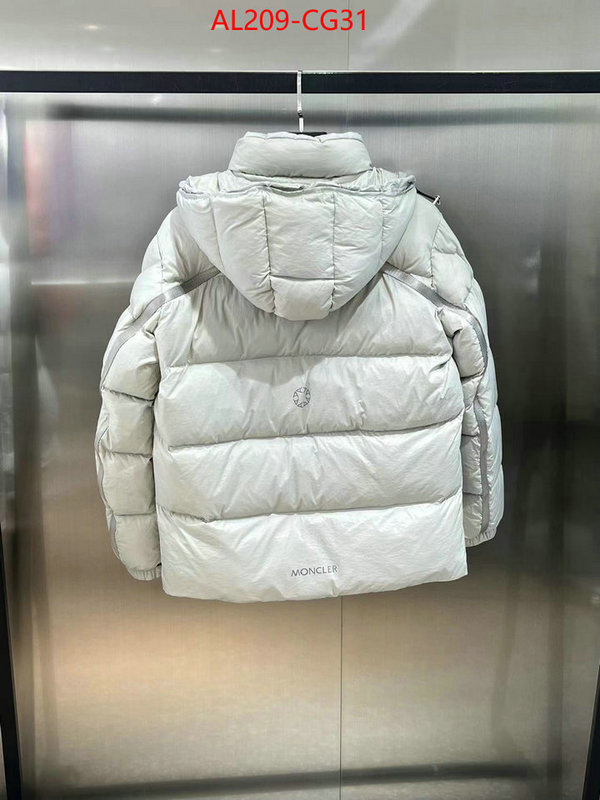 Down jacket Men-Moncler top quality fake ID: CG31 $: 209USD