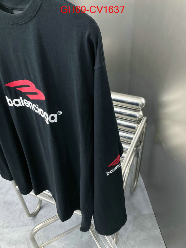 Clothing-Balenciaga cheap high quality replica ID: CV1637 $: 69USD