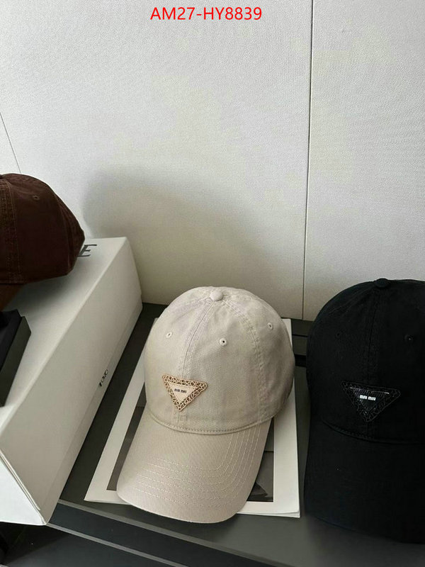 Cap(Hat)-Miu Miu buy cheap replica ID: HY8839 $: 27USD