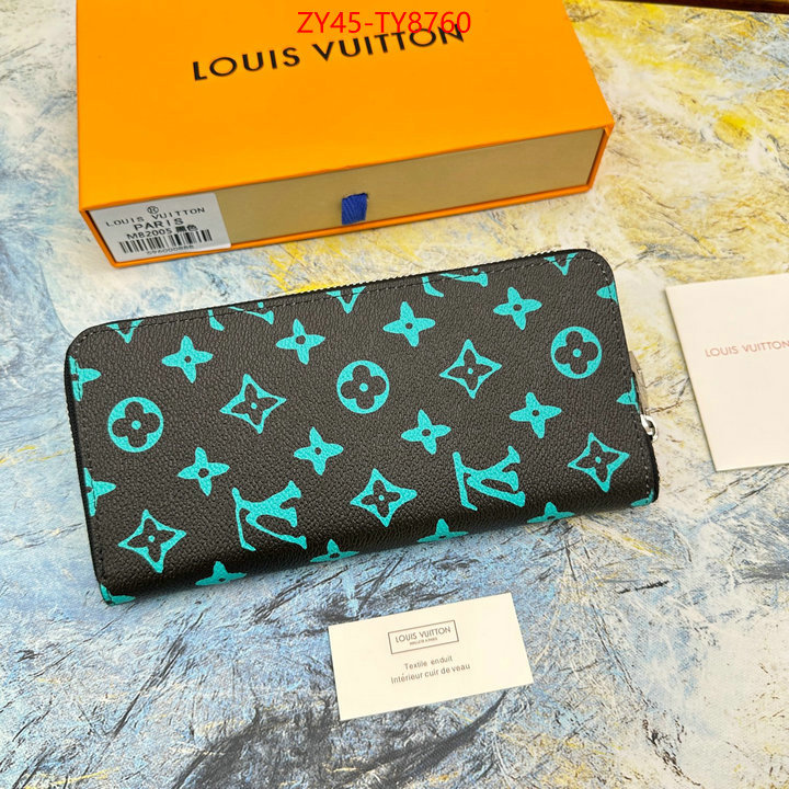 LV Bags(4A)-Wallet the best quality replica ID: TY8760 $: 45USD