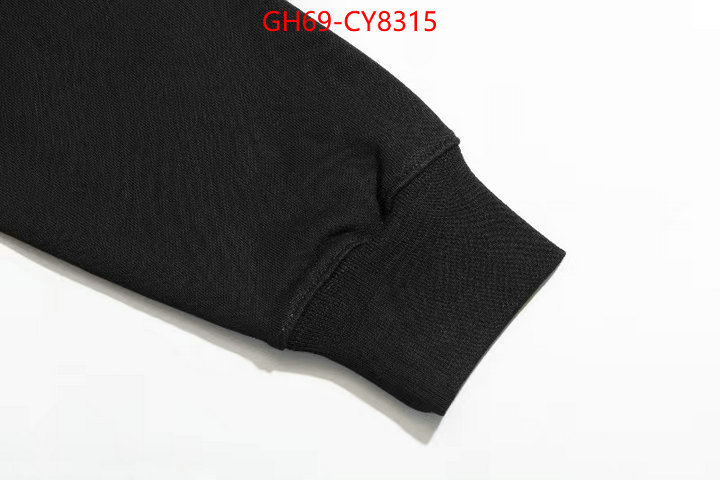 Clothing-Balenciaga best quality replica ID: CY8315 $: 69USD