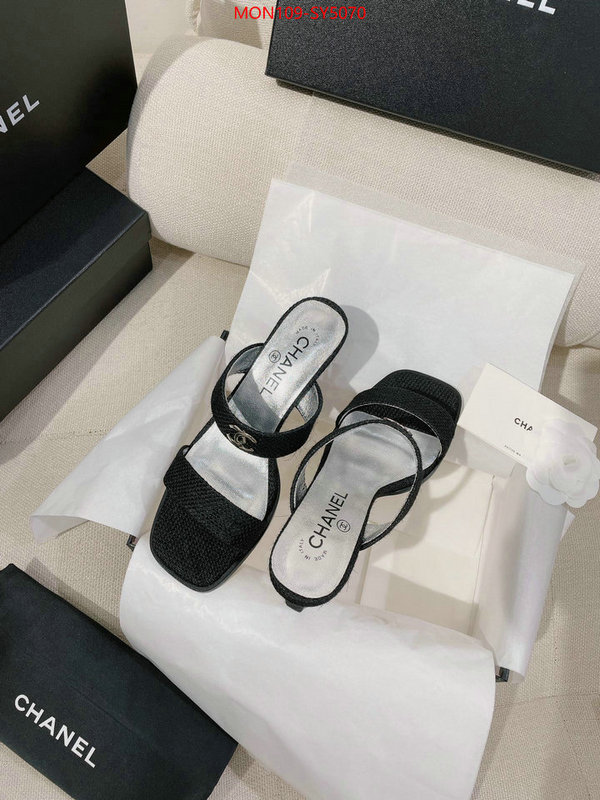 Women Shoes-Chanel wholesale imitation designer replicas ID: SY5070 $: 109USD