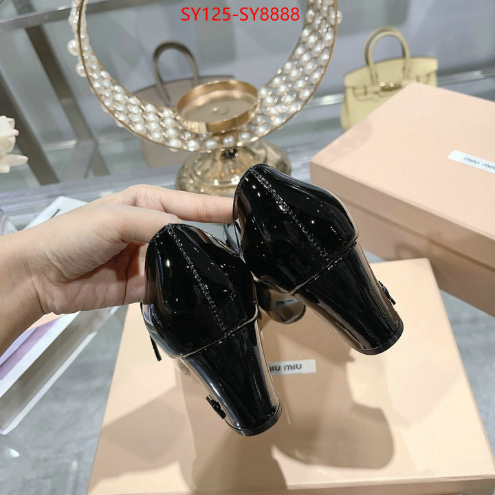 Women Shoes-Miu Miu what are the best replica ID: SY8888 $: 125USD