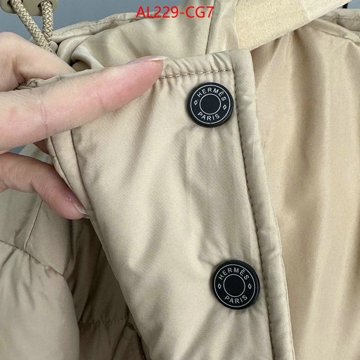 Down jacket Women-Hermes replica designer ID: CG7 $: 229USD