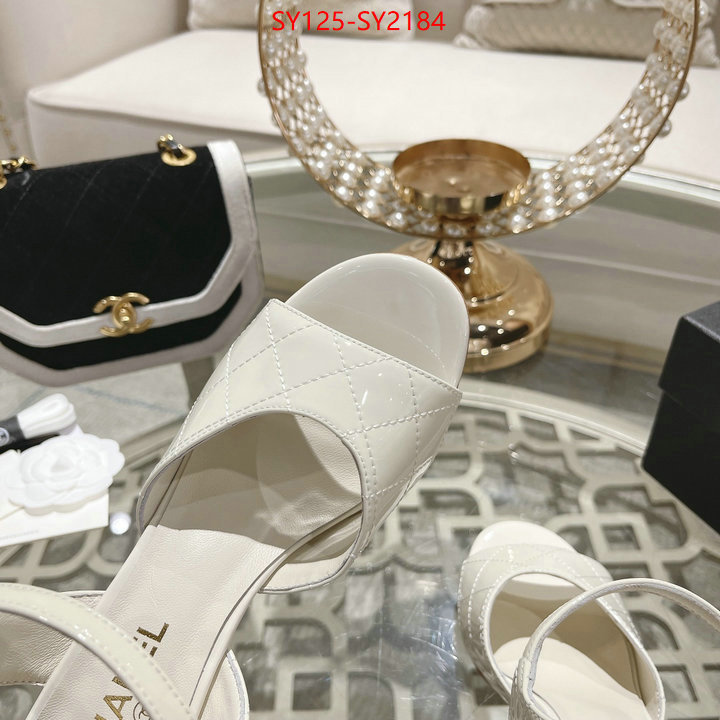 Women Shoes-Chanel how to start selling replica ID: SY2184 $: 125USD