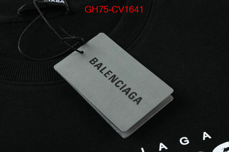 Clothing-Balenciaga replica sale online ID: CV1641 $: 75USD