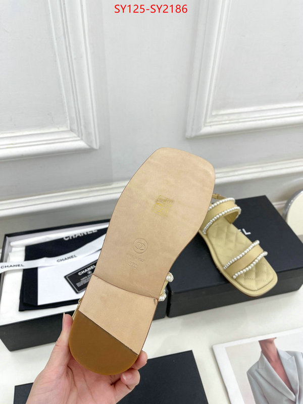 Women Shoes-Chanel wholesale replica shop ID: SY2186 $: 125USD