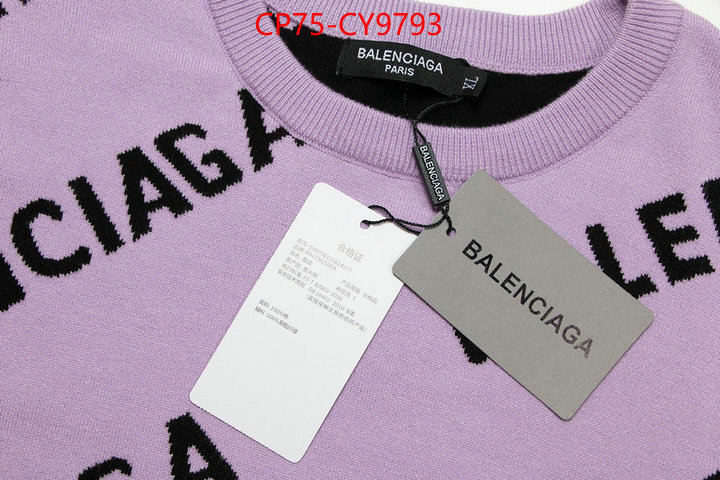 Clothing-Balenciaga shop designer replica ID: CY9793 $: 75USD