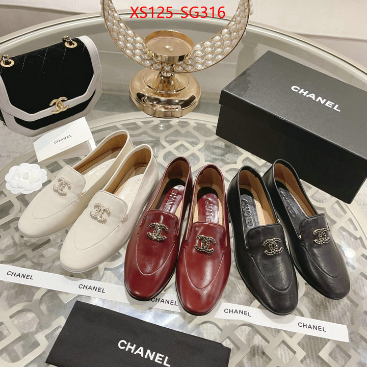 Women Shoes-Chanel aaaaa+ replica designer ID: SG316 $: 125USD