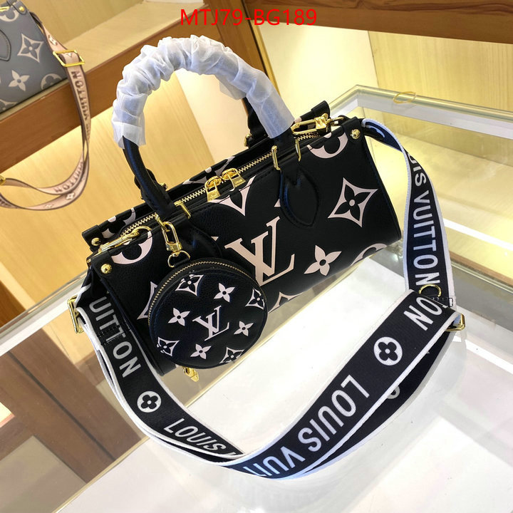 LV Bags(4A)-Handbag Collection- 2023 aaaaa replica customize ID: BG189 $: 79USD