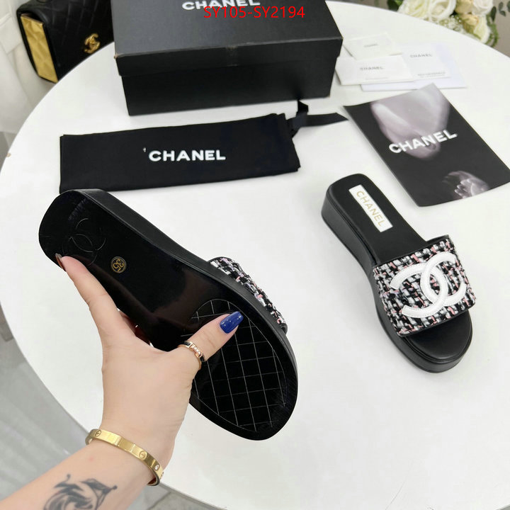 Women Shoes-Chanel shop designer replica ID: SY2194 $: 105USD