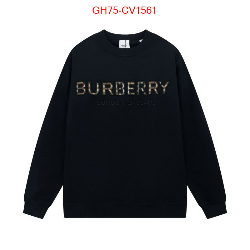 Clothing-Burberry high quality designer ID: CV1561 $: 75USD