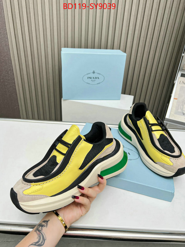 Men shoes-Prada quality aaaaa replica ID: SY9039 $: 119USD