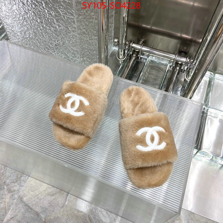 Women Shoes-Chanel highest quality replica ID: SO4228 $: 105USD