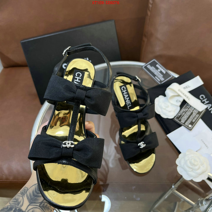 Women Shoes-Chanel knockoff highest quality ID: SE6076 $: 109USD